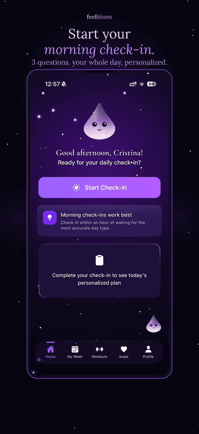 Morning check-in